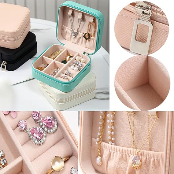 Mini Joyero Portatil Rosado