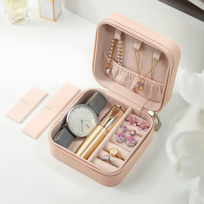 Mini Joyero Portatil Rosado