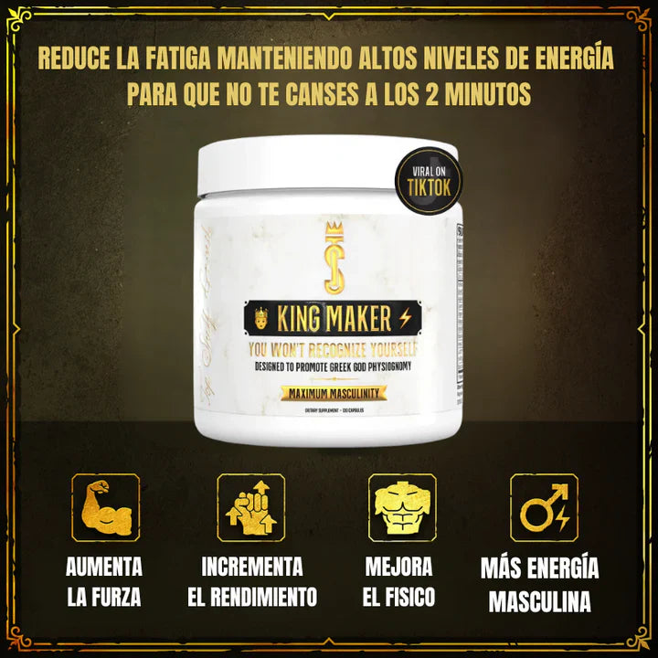 King Maker ™ - Suplemento 13 en 1 X 60 caps - Potencia Masculina al Siguiente Nivel