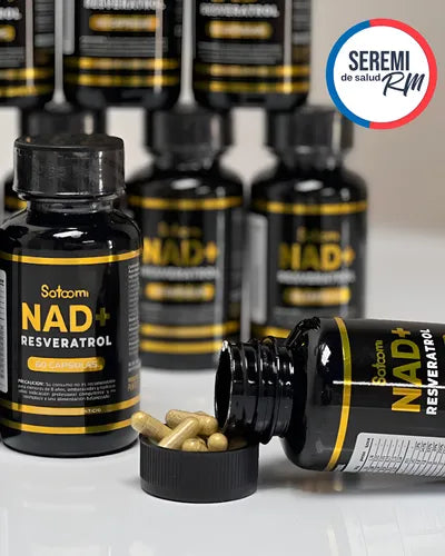 Resveratrol Nad + Satoomi X60 Cap Multi Vit Sin Sabor